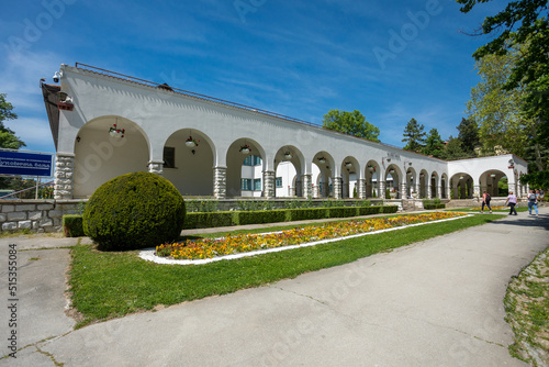 Public bath in Bukovička spa park, Arandjelovac, Serbia photo