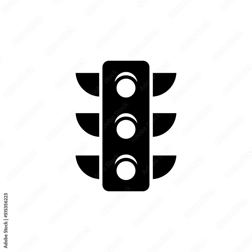 traffic light icon flat style trendy stylist simple traffic light icon flat style trendy stylist simple
