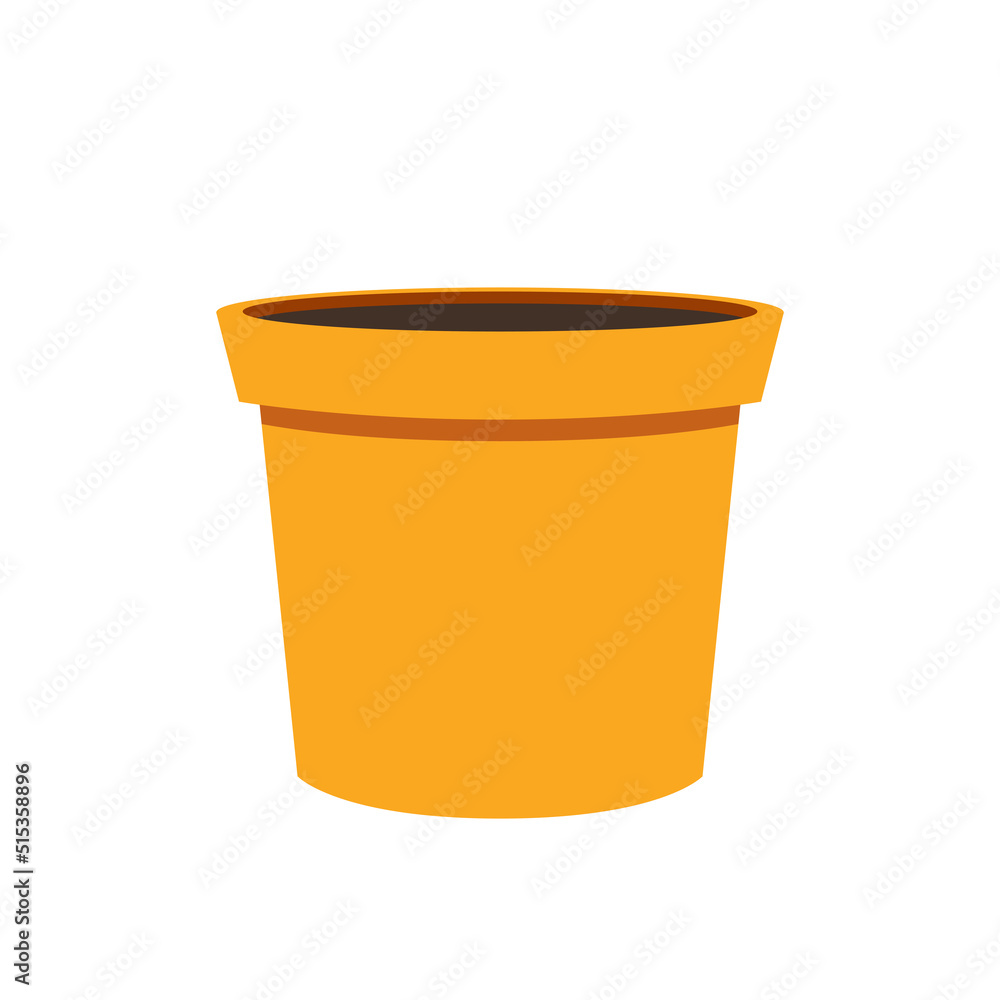 Plant pot icon vector. Plant pot on white background. Plant pot icon vector. Plant pot on white background.