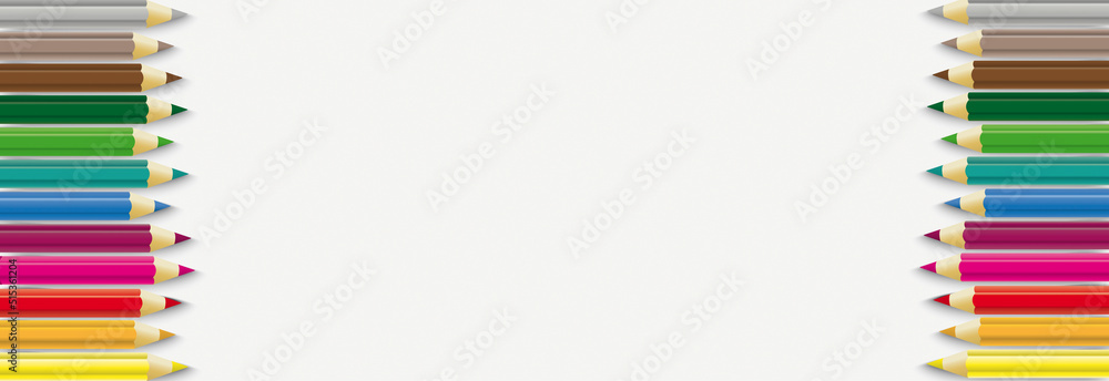 White Centre Header Colored Pencils White Centre Header Colored Pencils