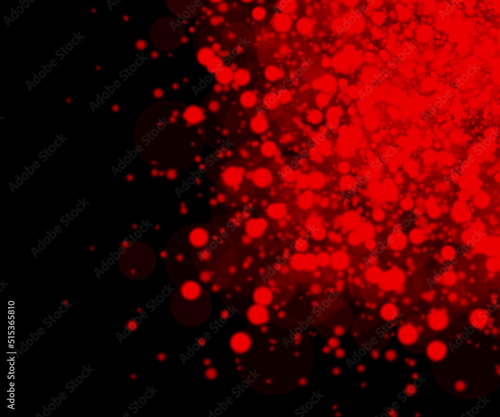 red splashes