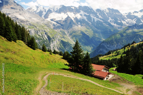 Valleys in the Swiss Alps
