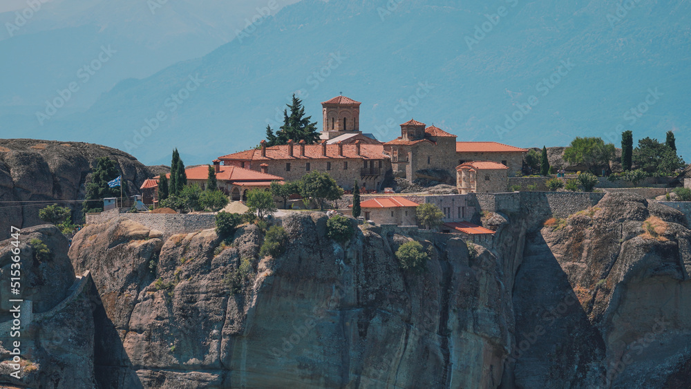 Fototapeta premium Meteora Monastery in Greece - Monastery Complex