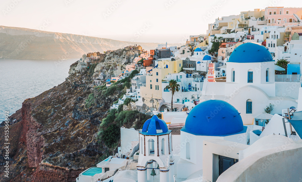 Santorini During The Sunset - Greece 