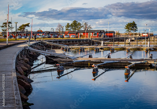 Basdtad boat harbor, Sweden photo