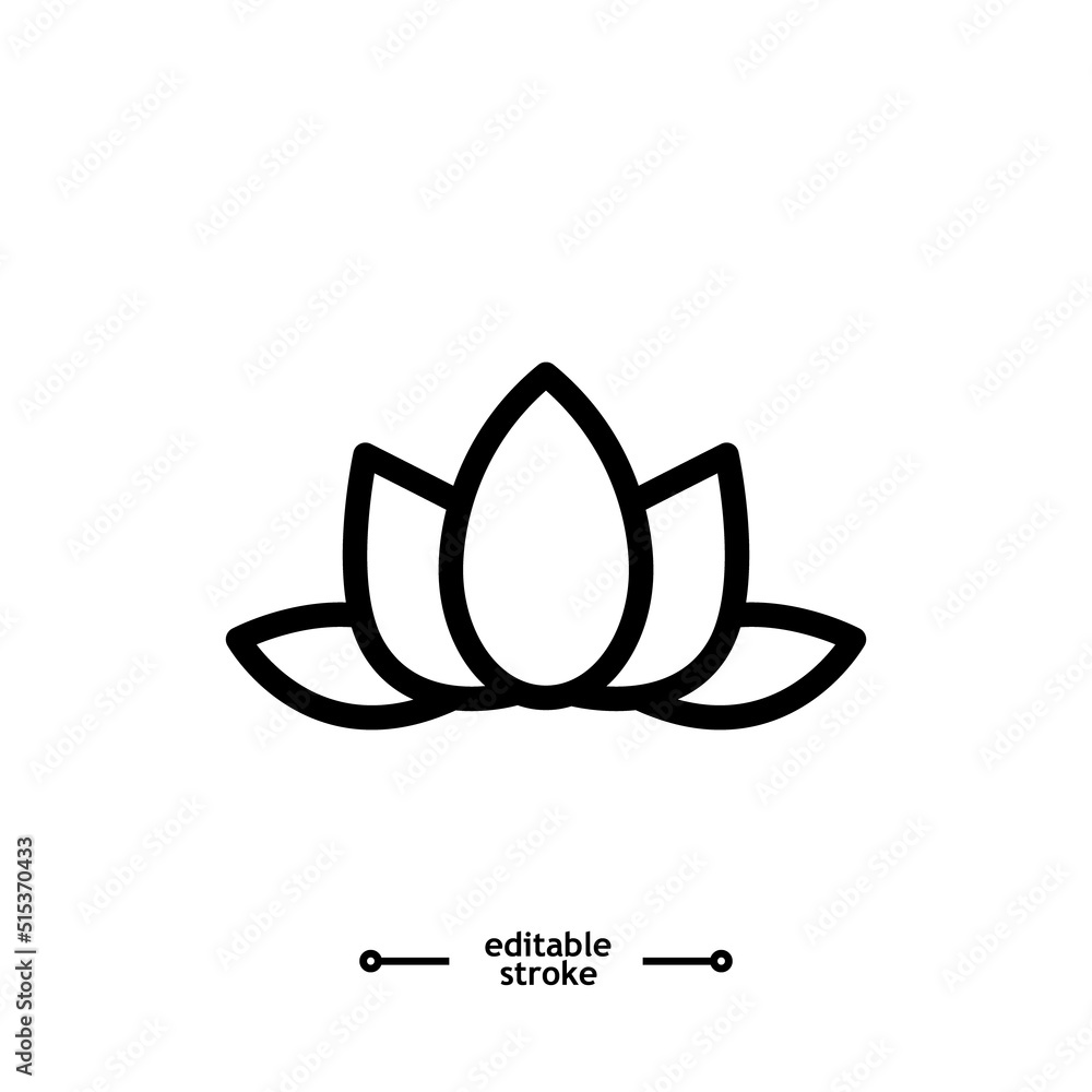 lotus flowers, Lotus, Lily Flower Icon. Spa icons button, vector, sign, symbol, logo, illustration, editable stroke, flat design style isolated on white linear pictogram lotus flowers, Lotus, Lily Flower Icon. Spa icons button, vector, sign, symbol, logo, illustration, editable stroke, flat design style isolated on white linear pictogram