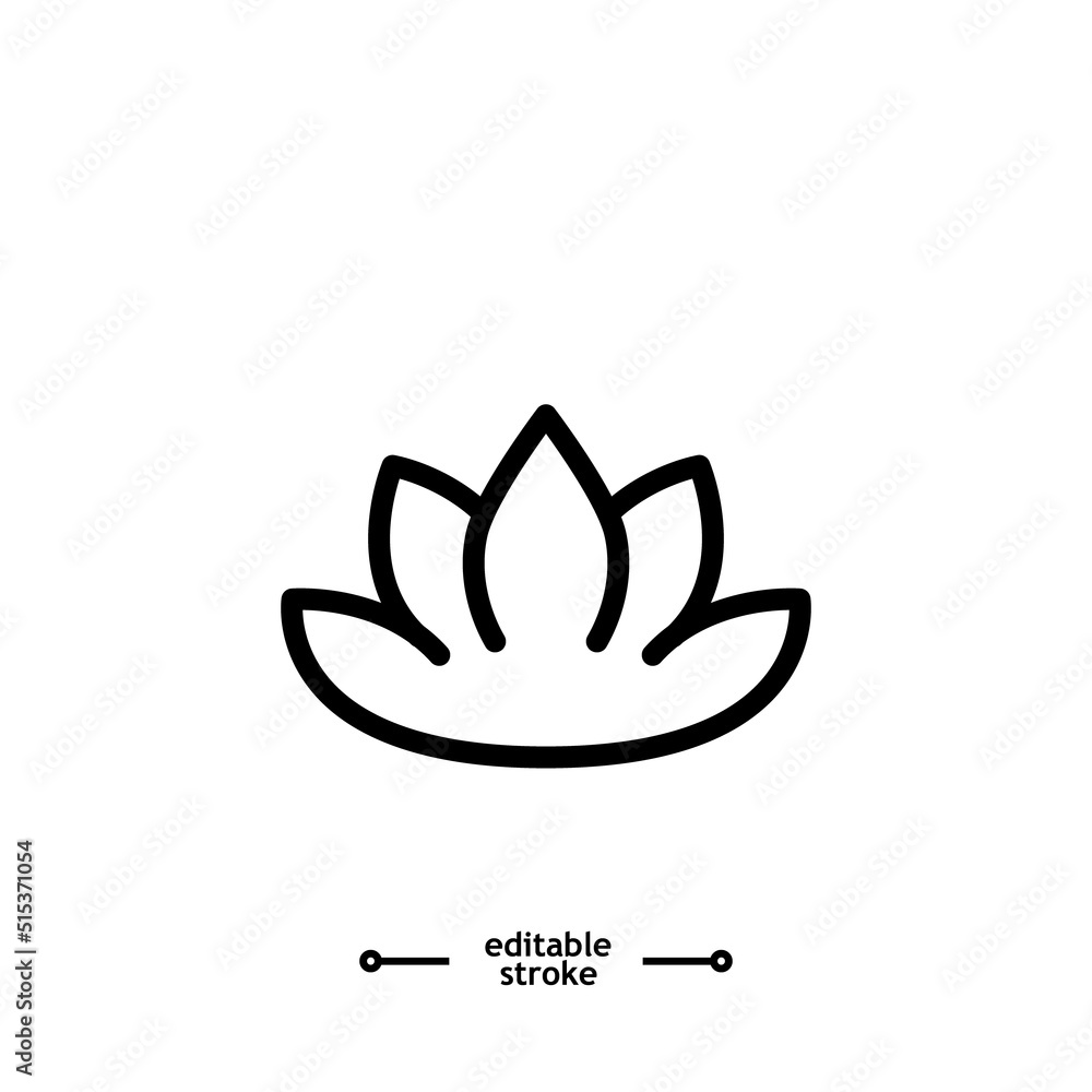 lotus flowers, Lotus, Lily Flower Icon. Spa icons button, vector, sign, symbol, logo, illustration, editable stroke, flat design style isolated on white linear pictogram lotus flowers, Lotus, Lily Flower Icon. Spa icons button, vector, sign, symbol, logo, illustration, editable stroke, flat design style isolated on white linear pictogram
