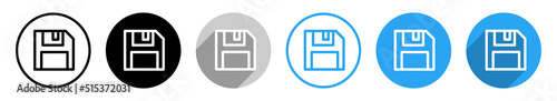 Speicher / Speichern Vektor Icons