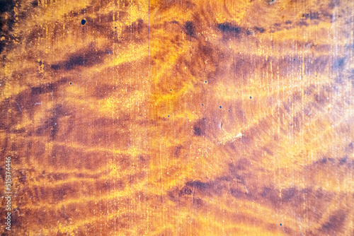 aged rustic and vintage golden brown interior wood. backdrop and background concept.