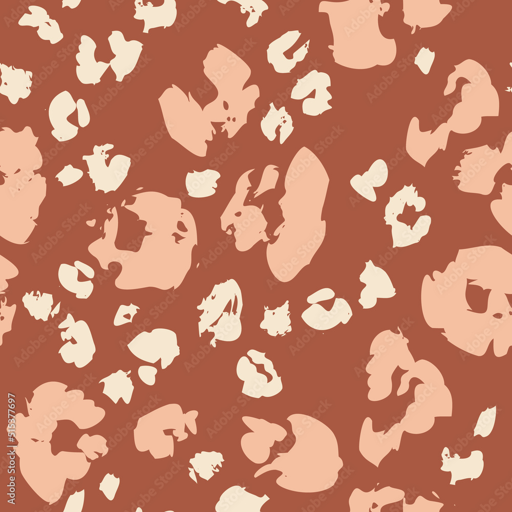 Animal skin print. Leopard`s spotted fur seamless pattern design. Animal skin print. Leopard`s spotted fur seamless pattern design.