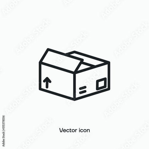 Wallpaper Mural Box, package vector icon. Premium quality. Torontodigital.ca