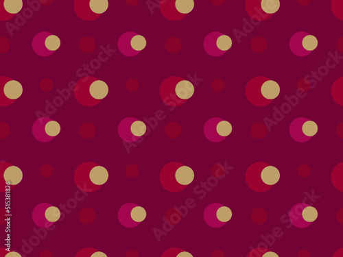 Abstract geometric seamless pattern. Red background. Simple and minimal style ideal for Wallpaper, Backdrop, Garment, male fashion, kid fashion, bag.