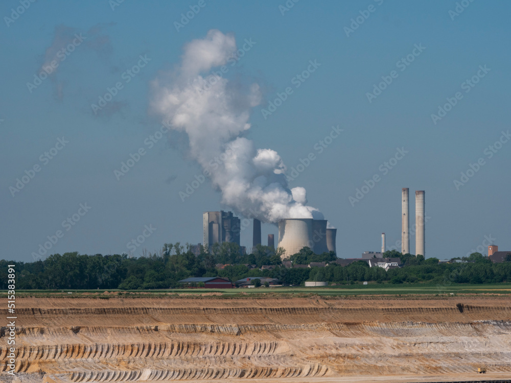 Weisweiler power station in Germany fired on lignite Weisweiler power station in Germany fired on lignite