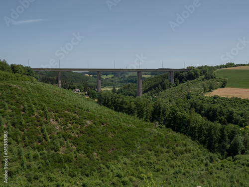 Ourtalbrücke in the district of Lommersweiler of the German-speaking municipality of Sankt Vith in the Belgian province of Liège photo