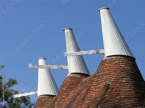 Oast Houses in Kent, England