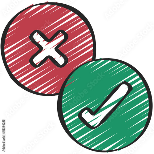 Tick And Cross Icon