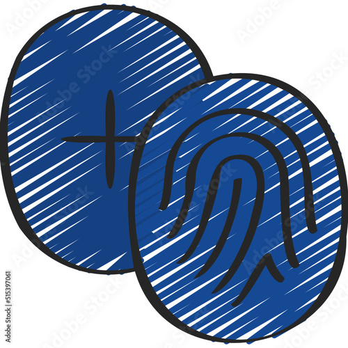Duplicate Fingerprint Icon