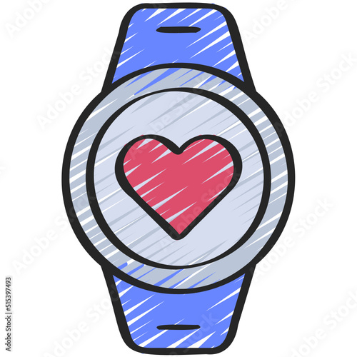 Fitness Smart Watch Icon