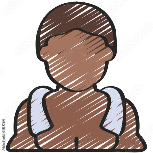 Gym Man Towel Icon