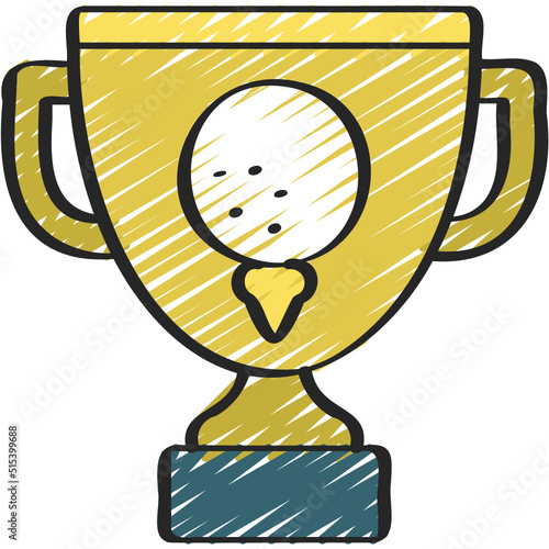 Golf Trophy Icon