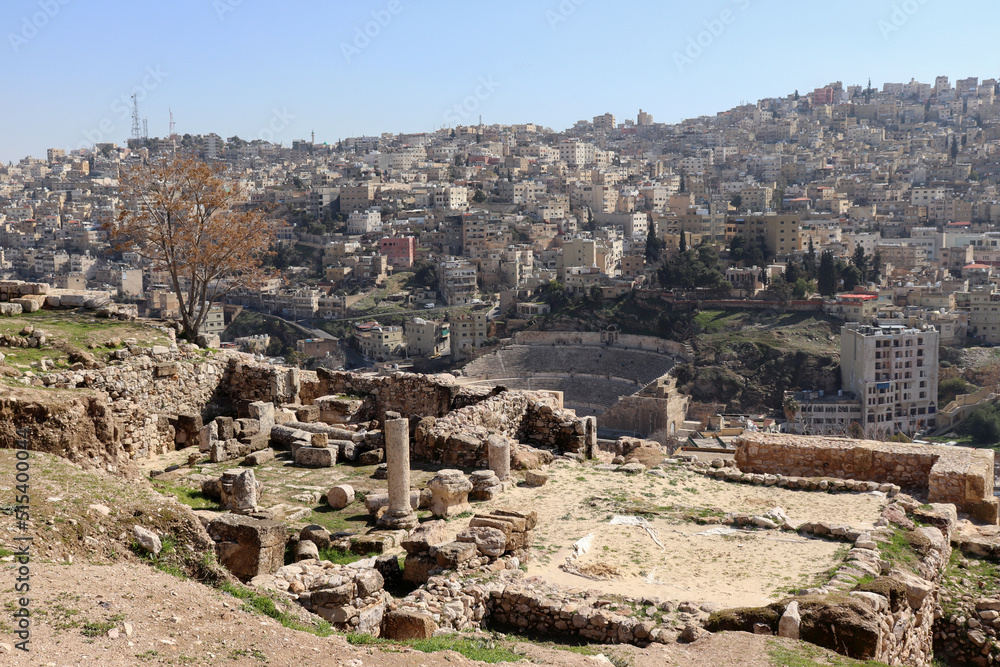 Amman, Jordan - Roman amphitheater in Jordan