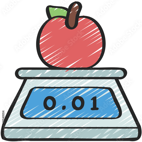 Apple Weighing Icon