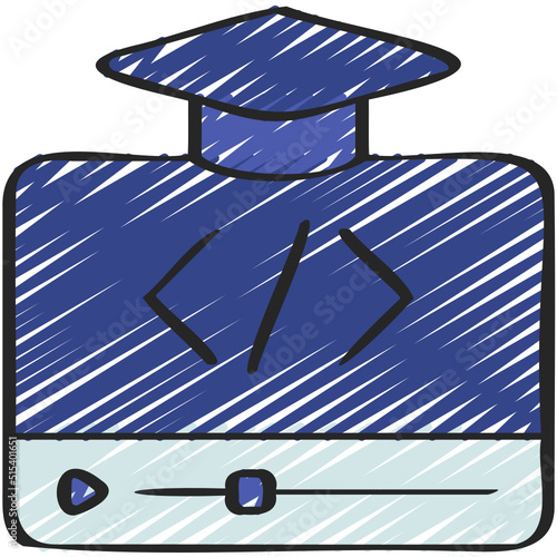 Coding Online Video Course Icon