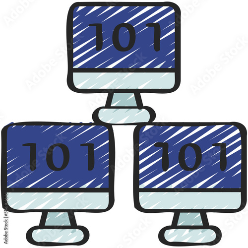 Binary Computers Icon