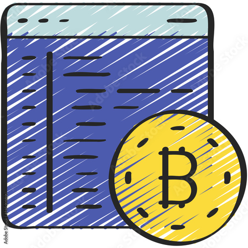 Cryptocurrency Coding Icon