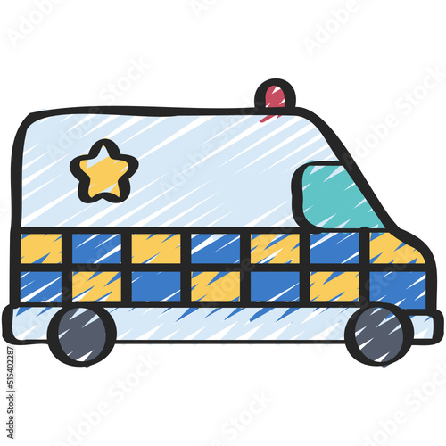 Police Van Icon