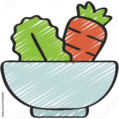Salad Bowl Icon