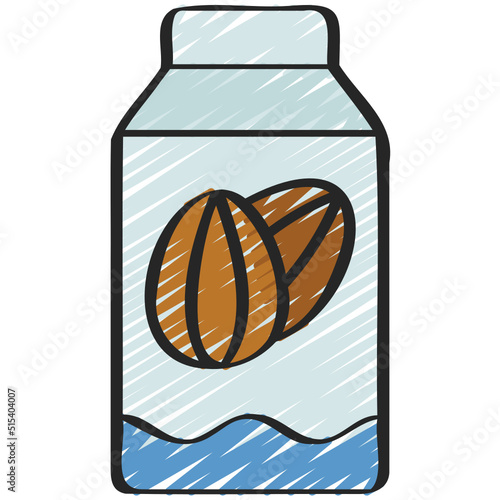 Almond Milk Icon