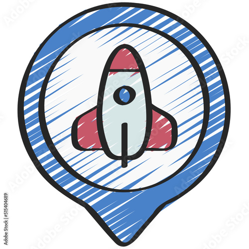 Rocket Launch Icon