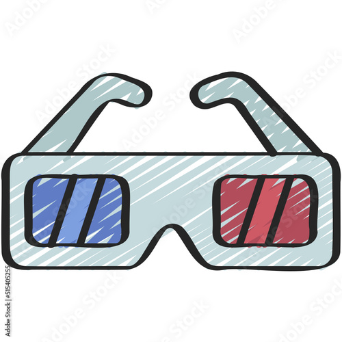 3D Glasses Icon