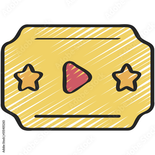 Cinema Ticket Icon