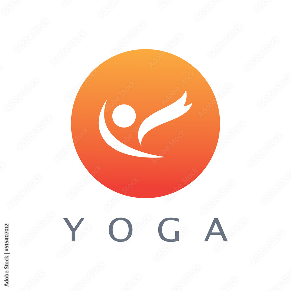 logo design of people doing yoga symbol icon illustration vector logo design of people doing yoga symbol icon illustration vector