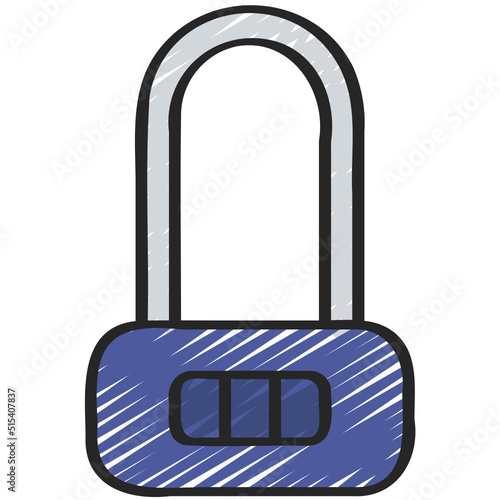 Tall Lock Icon