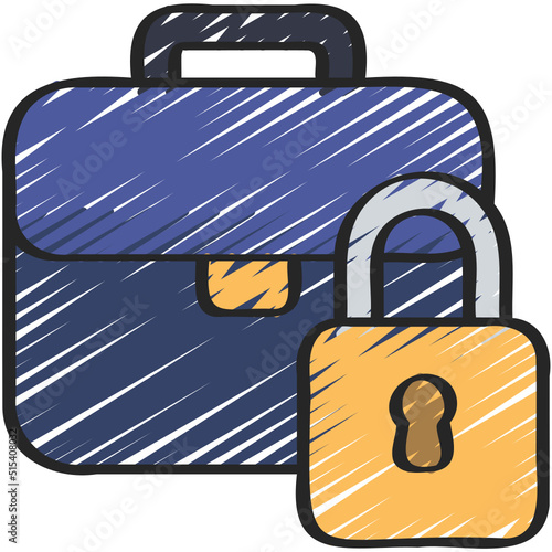 Baggage Lock Icon