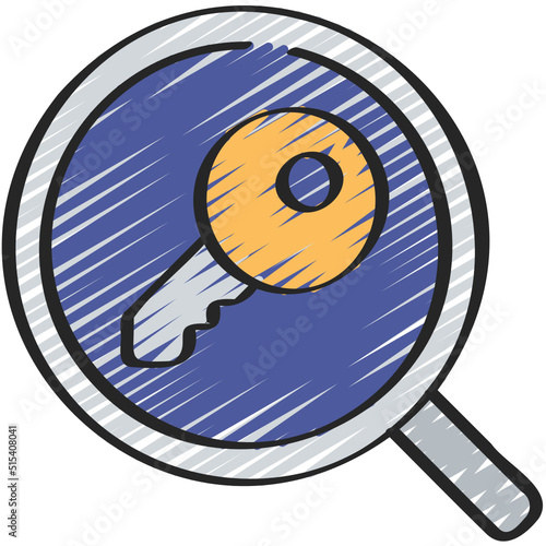 Key Search Icon