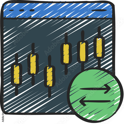Trade Stocks Icon
