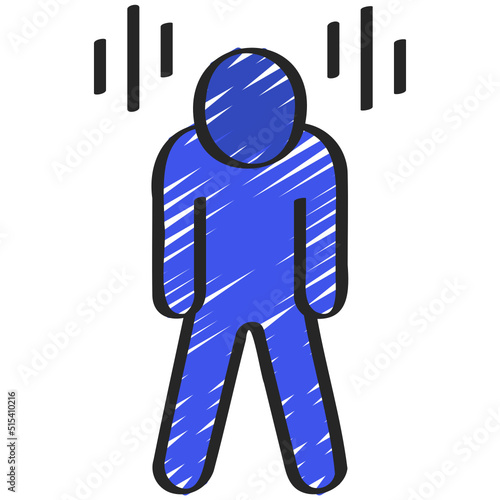 Overworked Person Icon
