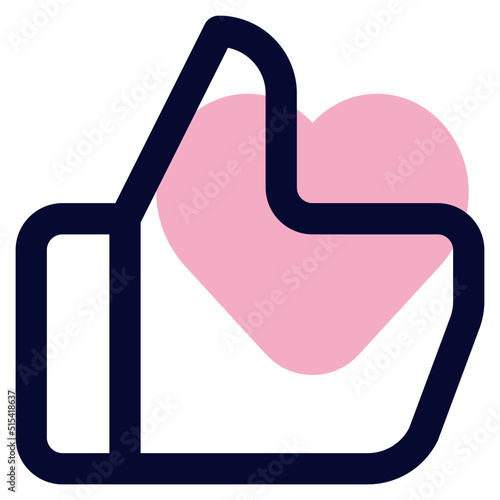 like Icon Illustration