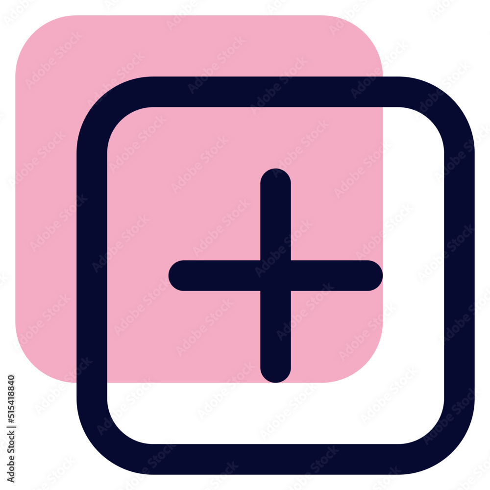 Fototapeta premium add Icon Illustration