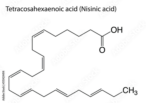 Chemical structures shot of most common lipids used in organic chemistry