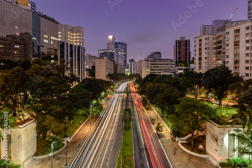 Avenida Nove de Julho (9 de julho) - São Paulo, Brazil