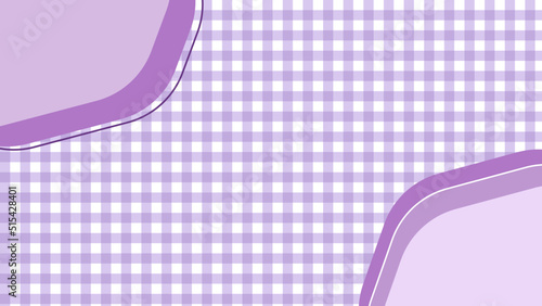 small purple gingham, checkerboard aesthetic checkers frame background illustration, perfect for wallpaper, backdrop, postcard, background