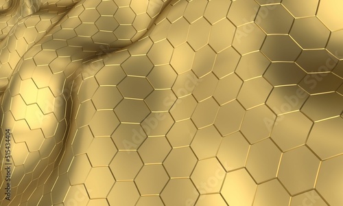 hexagon background very cool © NIKENPROBO