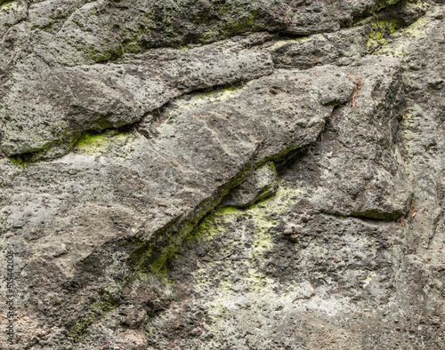 Uniusual sandstone rock formations at The Edge, Alderley Edge, Cheshire, UK photo