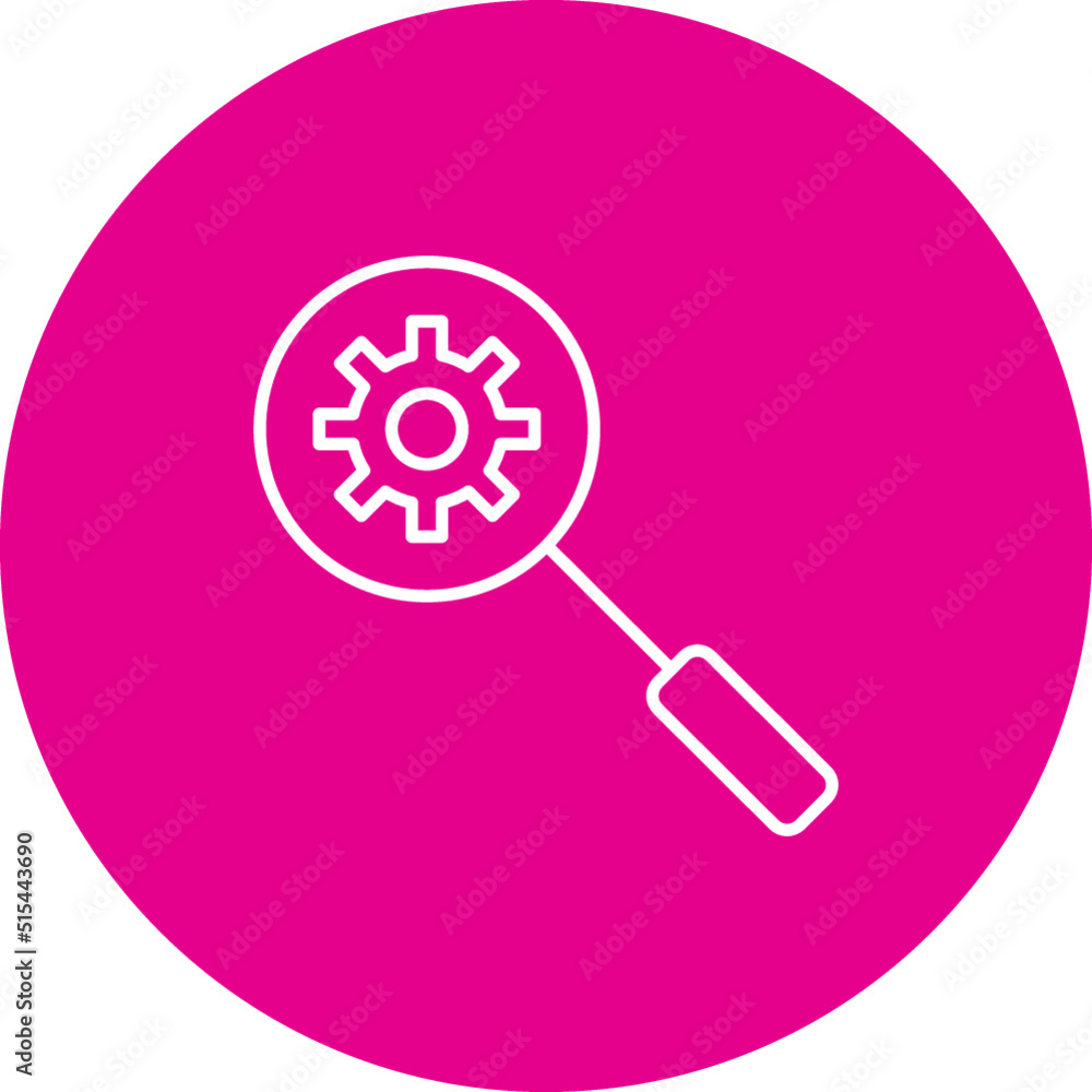 Unique Search Engine Optimizati Vector Icon Unique Search Engine Optimizati Vector Icon