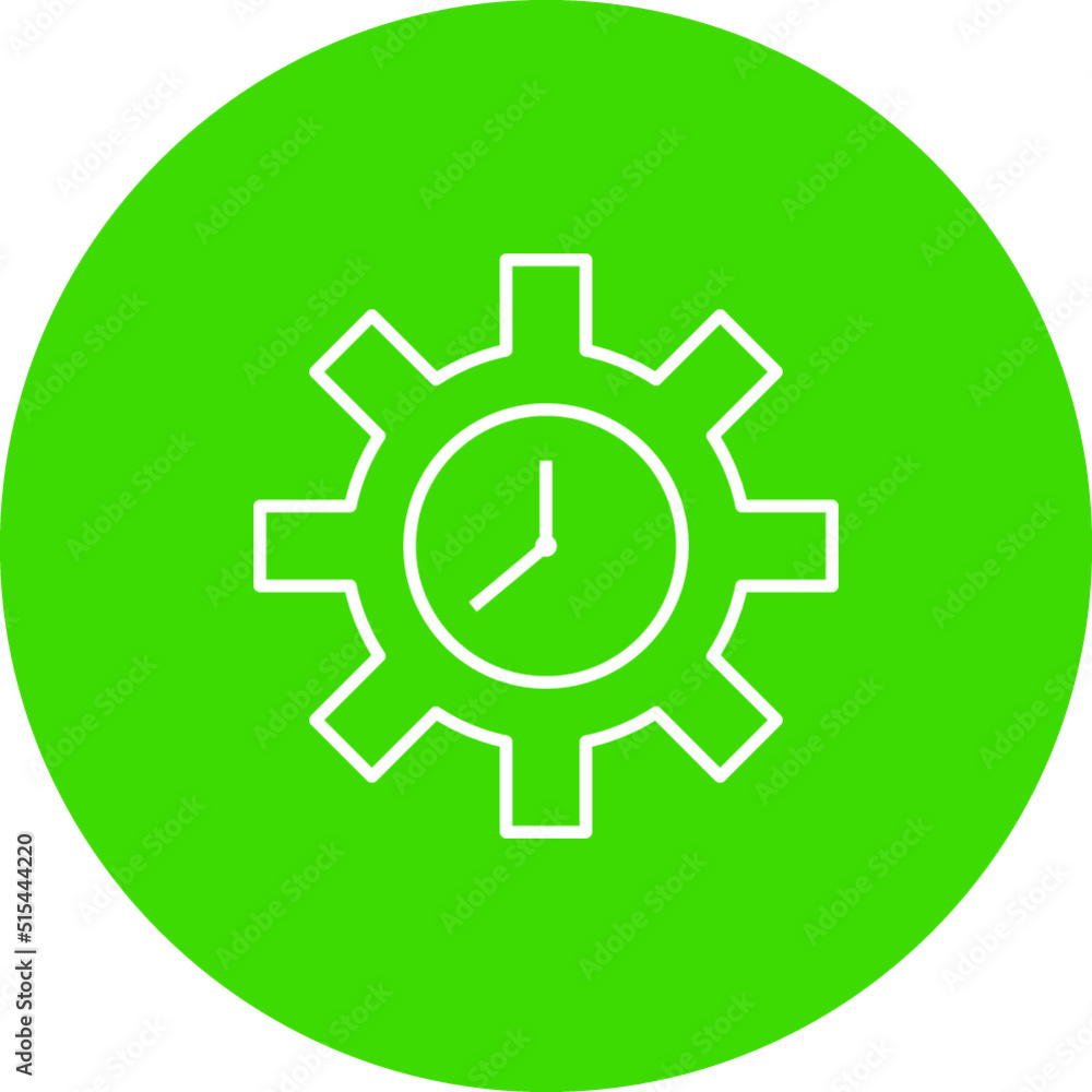 Unique Time Optimization Vector Icon Unique Time Optimization Vector Icon